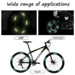 Car Wheel Hub Reflective Car Stickers, Night Warning Stickers (20 Pcs Set/ Multicolored) - Image 7