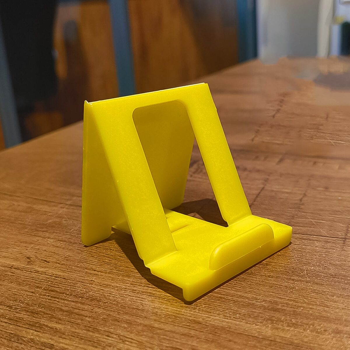 Adjustable Foldable Plastic Mobile Phone Stand (1 Pc / Mix Color) - Image 4
