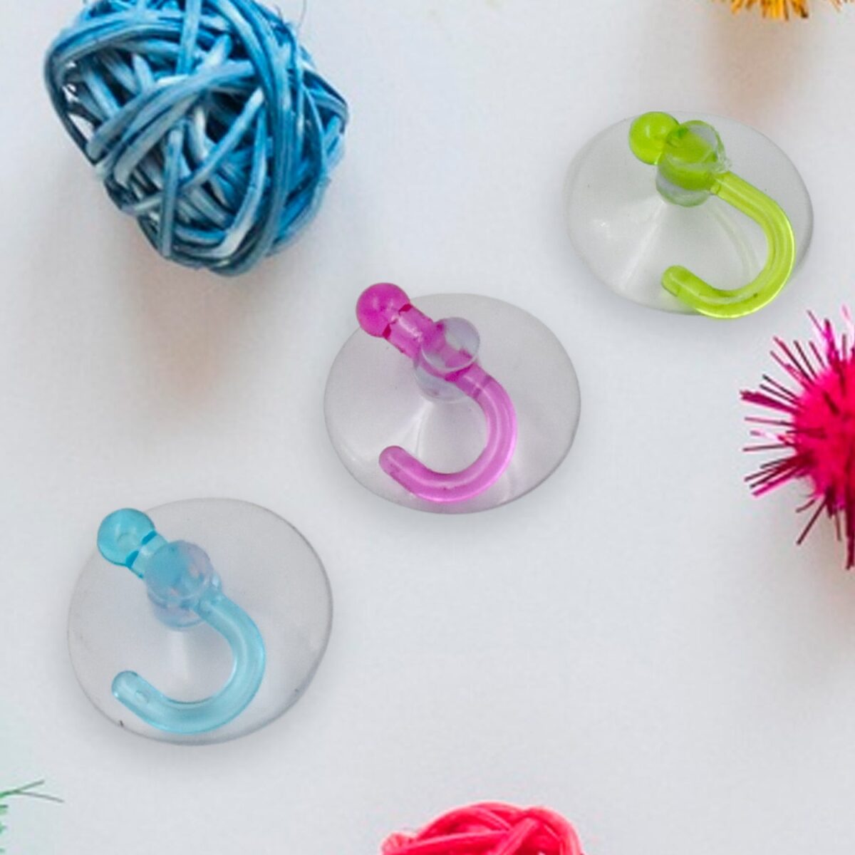 Transparent Rubber Vacuum Sucker Hooks Hanger Strong Suction Cup (12 Pc) - Image 4