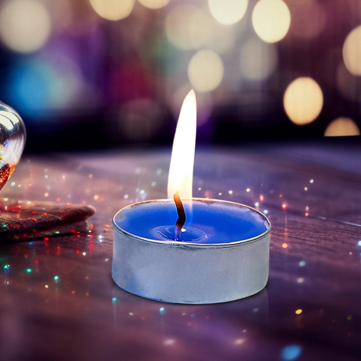 Tealight Diwali Candle Ã¢â‚¬â€œ Smokeless, Long-Burning, Mix Color (1 Pc / Mix Color) - Image 9
