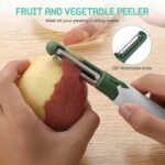 2-in-1 Multifunctional Knife & Sawtooth Peeler for Fruits and Vegetables - Image 4