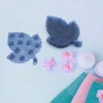 Mat, Mini  Pvc Anti-Slip Bat Mat Non Slip Baby Bath Mats, Mini Child Safety Anti Slip Shower Mats Leaf Shaped for Kids (4 pc Set) - Image 3