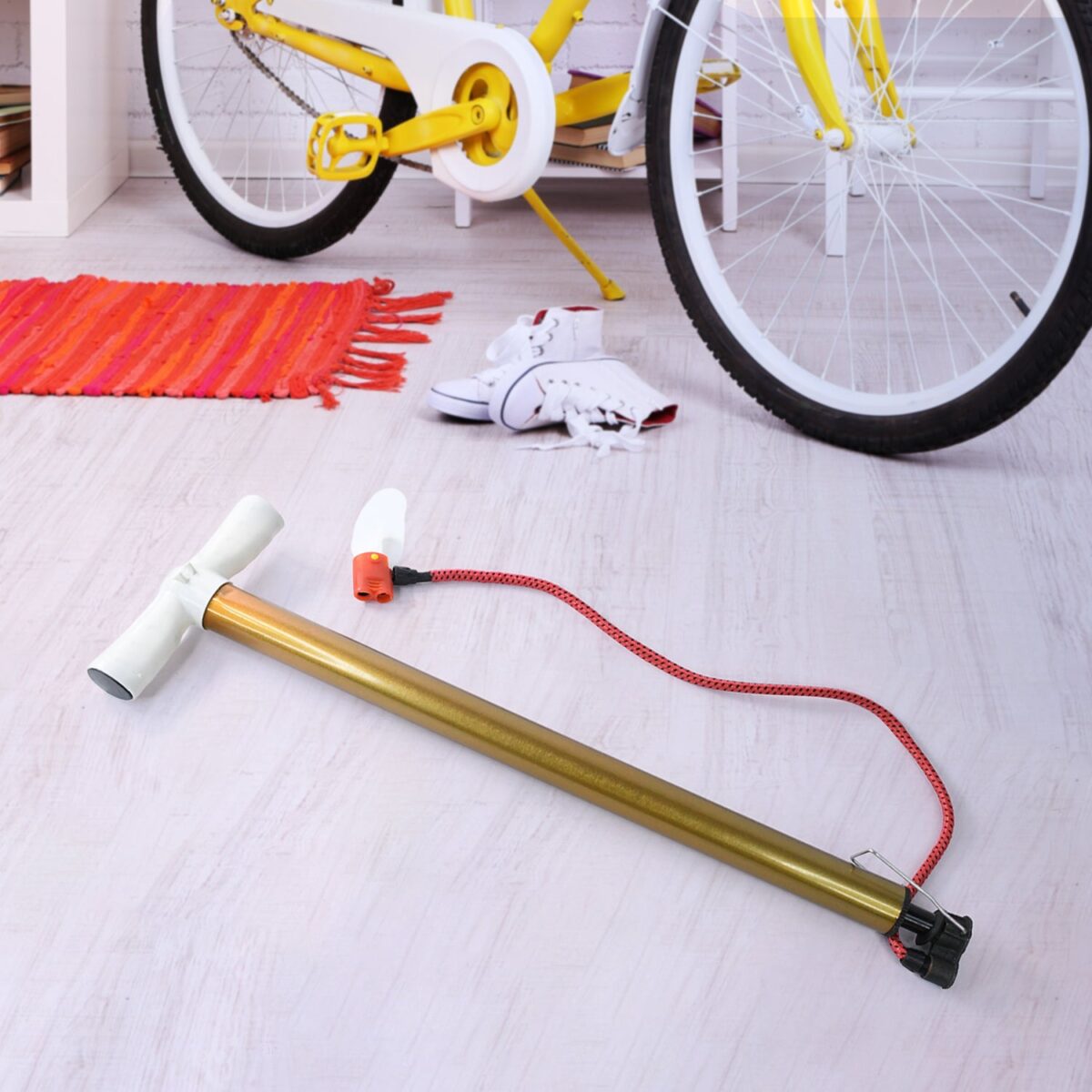Strong Steel Air Pump (1 Pc / Mix Color) - Image 3
