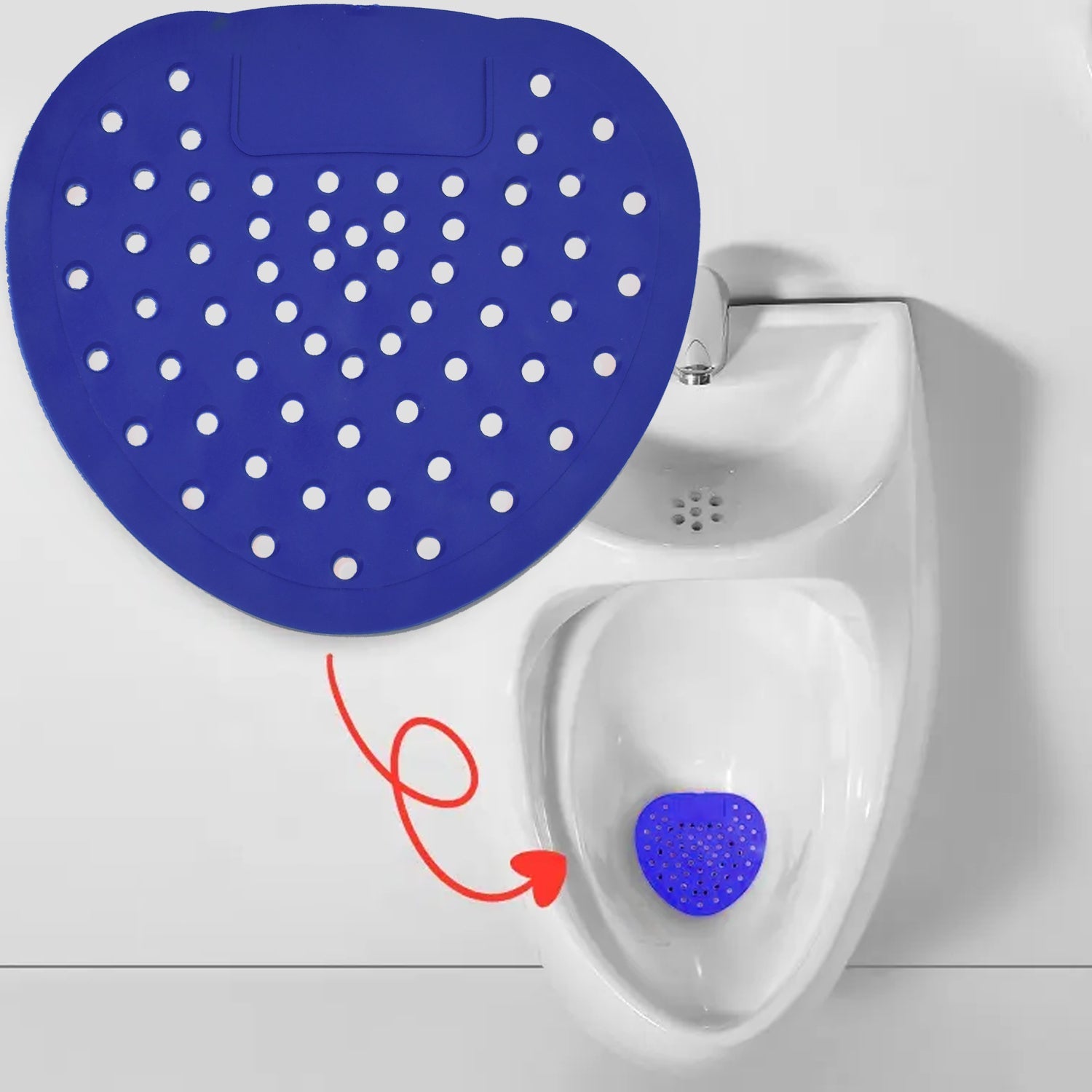02_27ecc675-3e7c-4345-b88b-f19bb080b55f.jpg URINAL SCREEN DEODORIZER, SCENTED URINAL SCREEN LASTING FRAGRANCE SILICONE CLEAN DESCALING ( 1 pc ) - Image 1