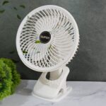 Multifunctional USB Desk Fan â€“ Clip-On Plug & Play Fan, 1 Pc with Brown Box (On / Off Switch Not Provided) - Image 5