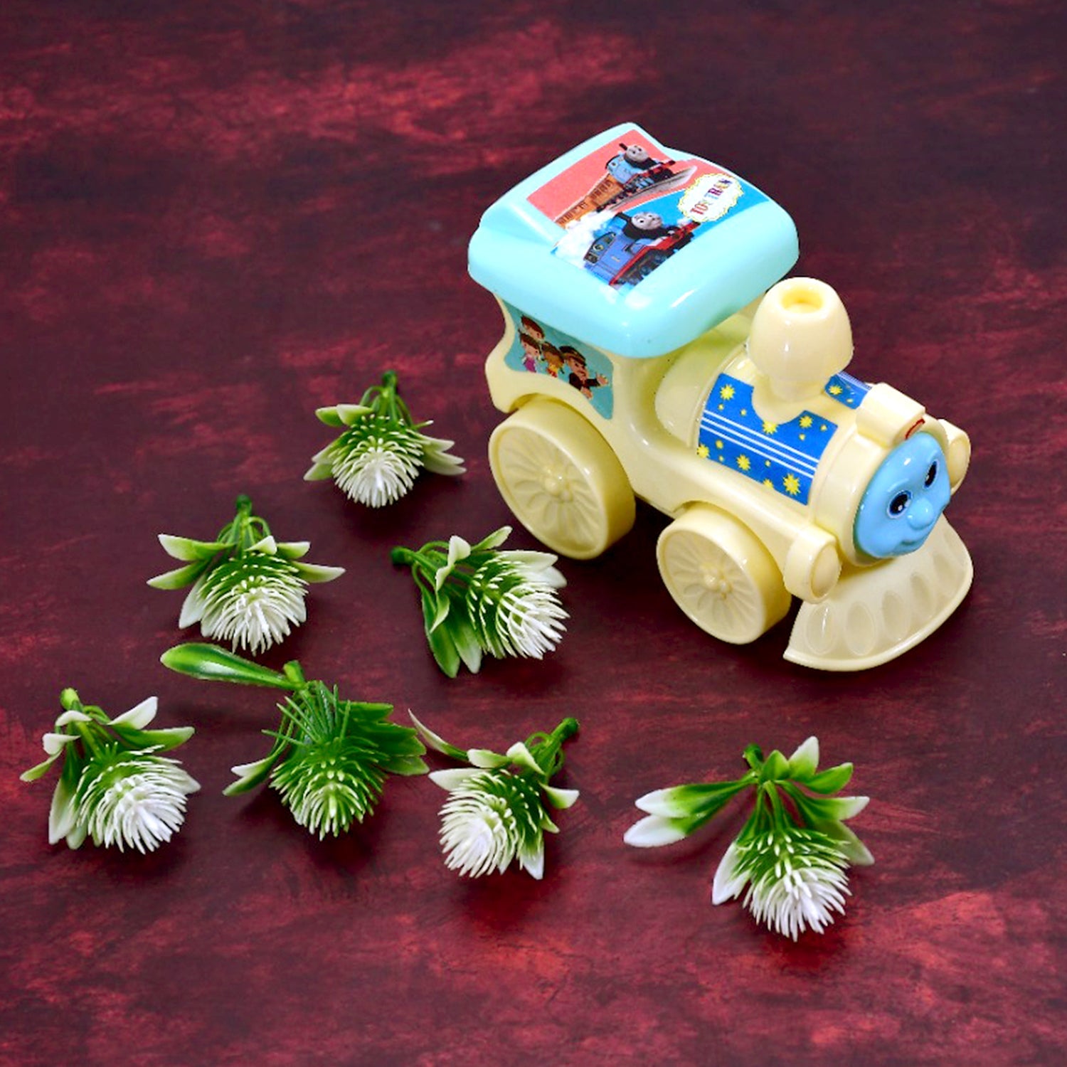 02_2e1bfa54-2970-4779-881a-7445f82de356.jpg Pull-Rope Racing Train Engine Toy for Kids - Image 1