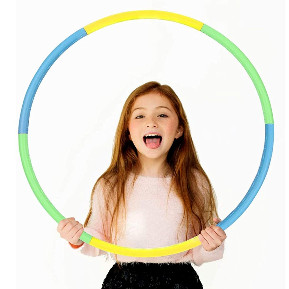 Hoops Hula Interlocking Exercise Ring for Fitness with Dia Meter Boys Girls and Adults (8 Pcs Set) - Image 3