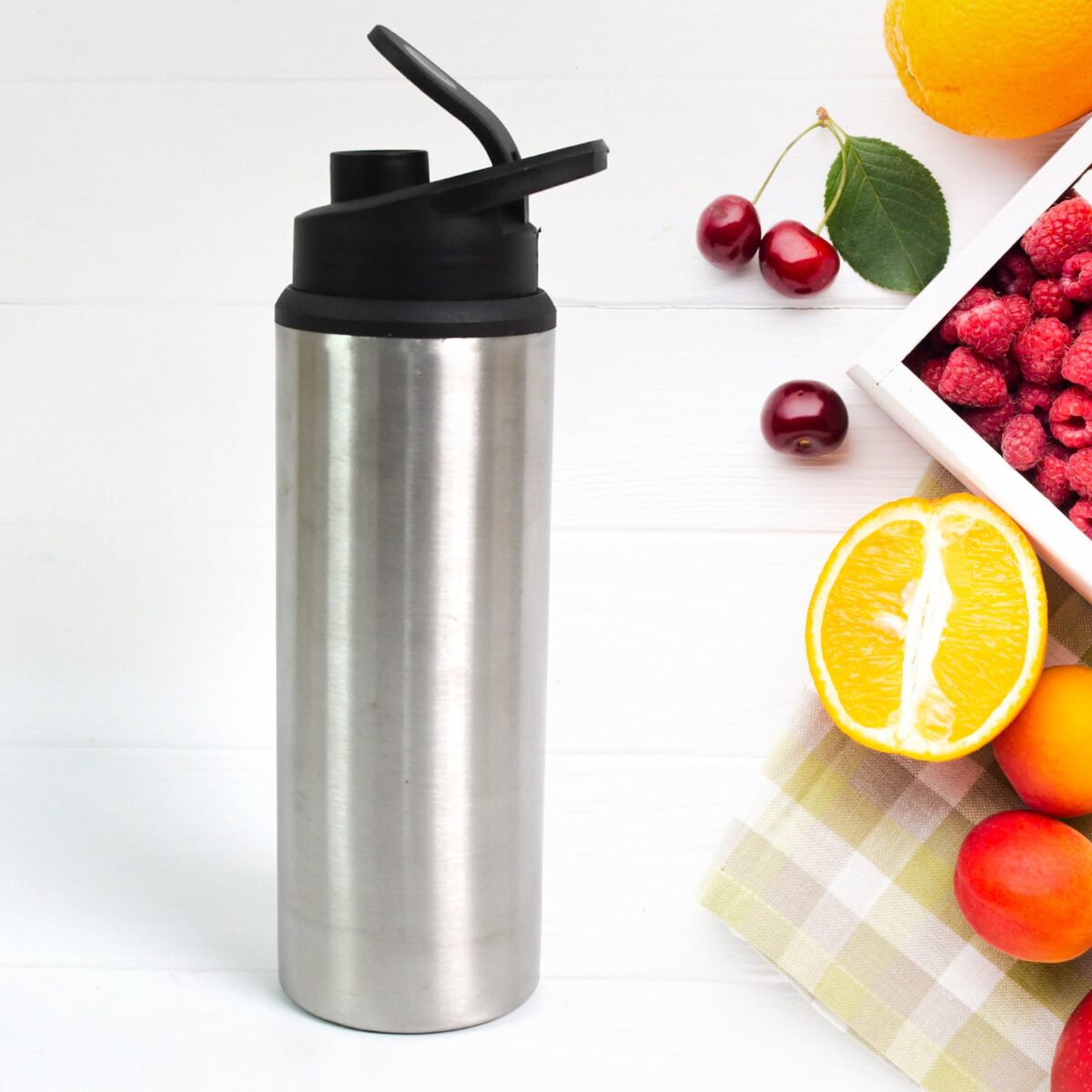 Steel Water Bottle | Sipper Bottle | Fridge Water Bottle Set of 1 (600 ML Approx) - Image 6