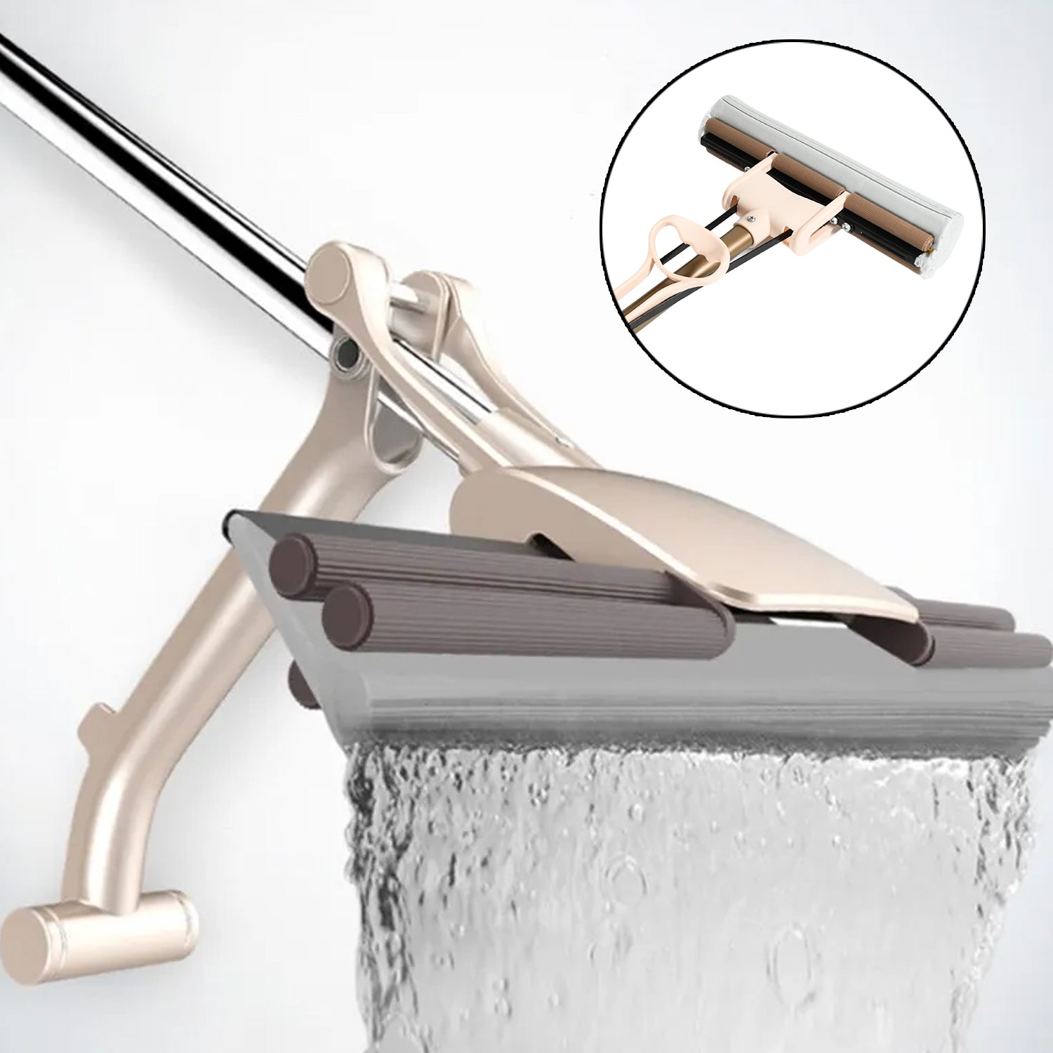 02_328293f6-6ef2-4d52-82a9-6cdb6af905f2.jpg Sponge Mop Super absorbent Sponge-head-self-cleaning miracle-mop - Image 3