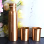 Copper Water Bottle 2 Glasses with Gift Box (3 Pcs Set) - Image 5