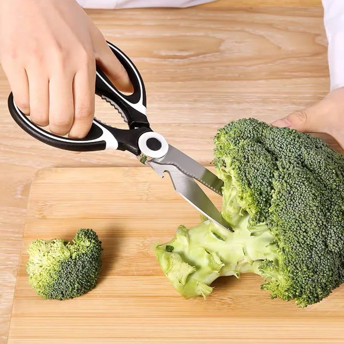 3-in-1 Multi-Function Kitchen Tool for Veggies, Fruit, Cheese & Meat with Bottle Opener - Image 4