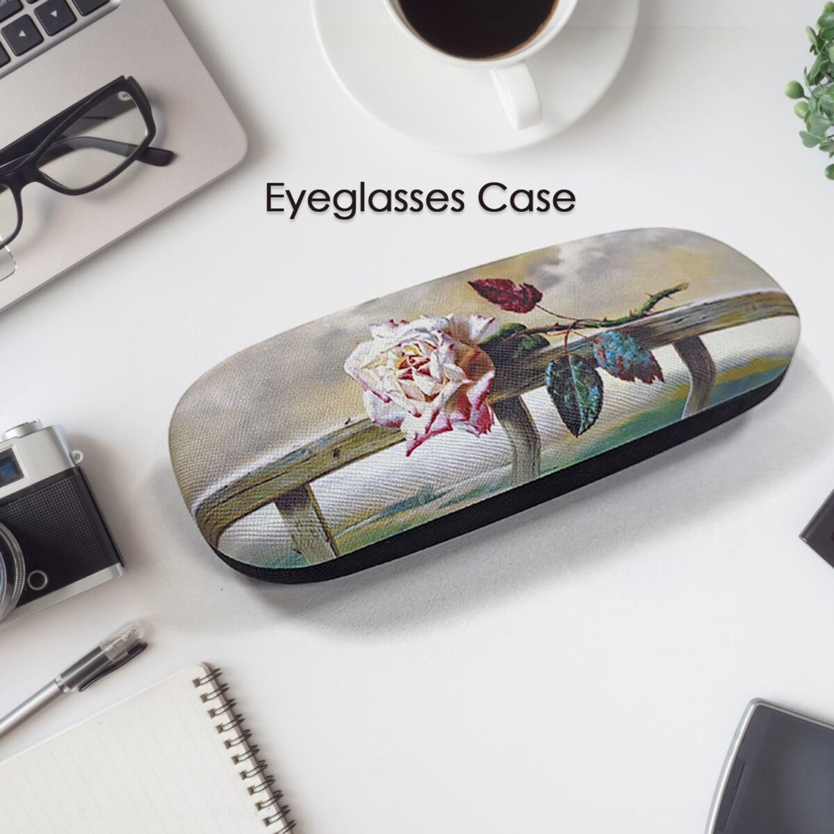 Flowers Decorative Glasses Case Eyeglasses Storage Box (1 Pc / Mix color) - Image 5