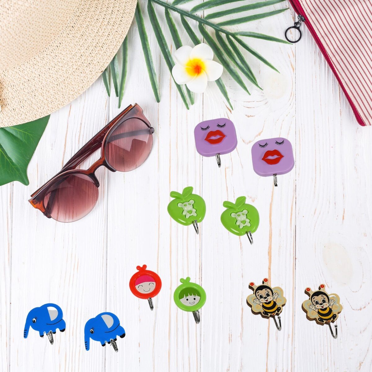 Premium Strong Adhesive Wall Hooks Set of 10 - Image 6