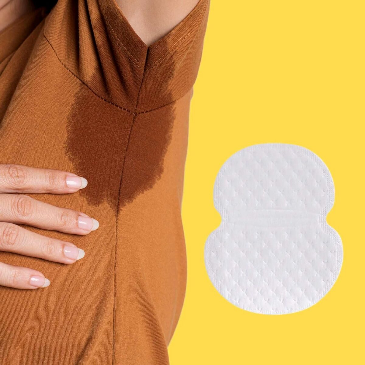 Underarms Sweat Pads Disposable Highly Absorbent Pads Cotton Anti-Allergic Anti Bacteria Anti Smell Underarm Perspiration Pad For Men And Women (Pack of 10) - Image 4