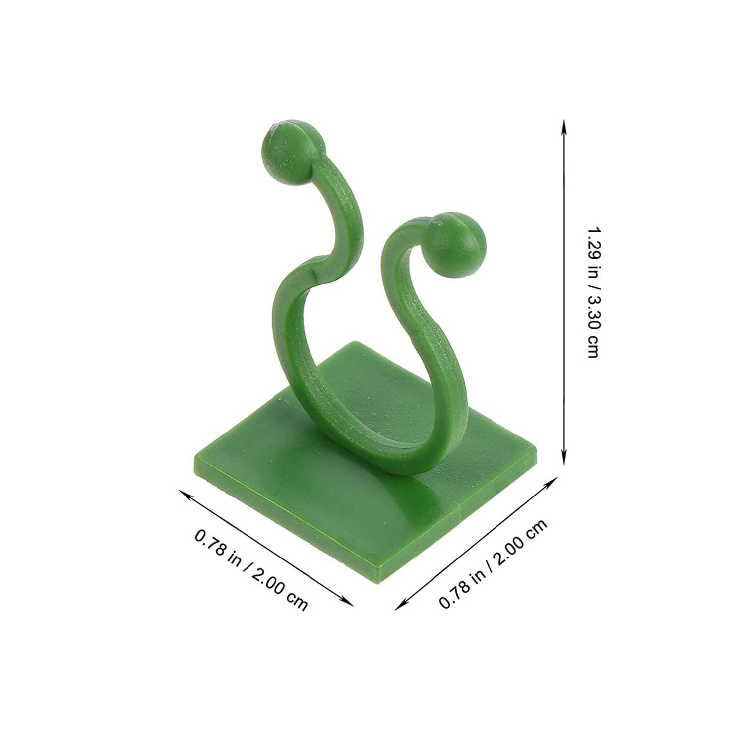 02_43b40aec-de4d-468a-b4fc-aa82fd106c67.jpg Plant Climbing Wall Fixture Clip Self-Adhesive Hook (200 Pcs Set) - Image 4