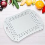 Foldable Plastic Serving Tray - Portable with Handle for Kitchen & Dining (1pc) - Image 6