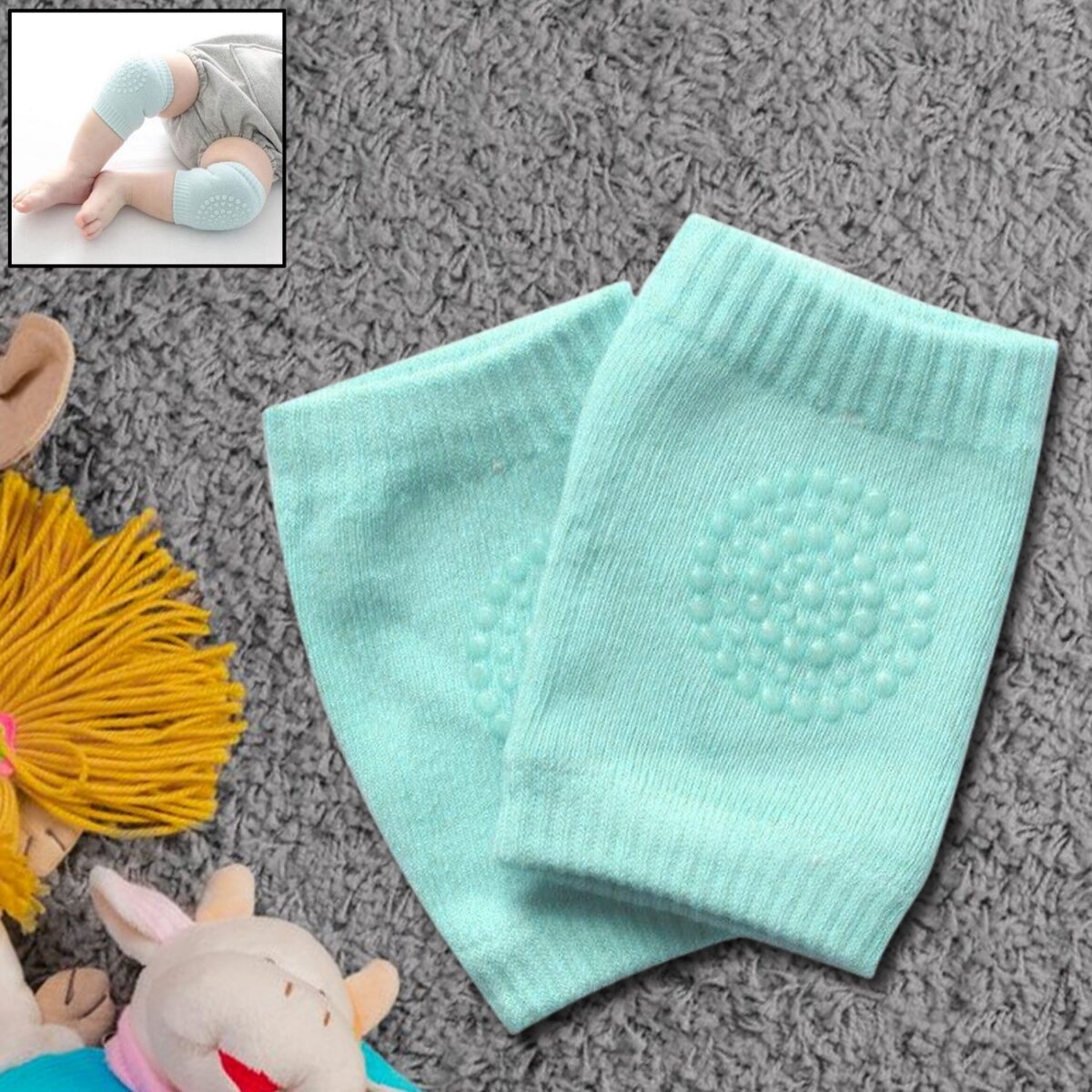 1 Pairs Baby Knee Pads for Crawling (1 Pair / 4.5 Cm) - Image 1