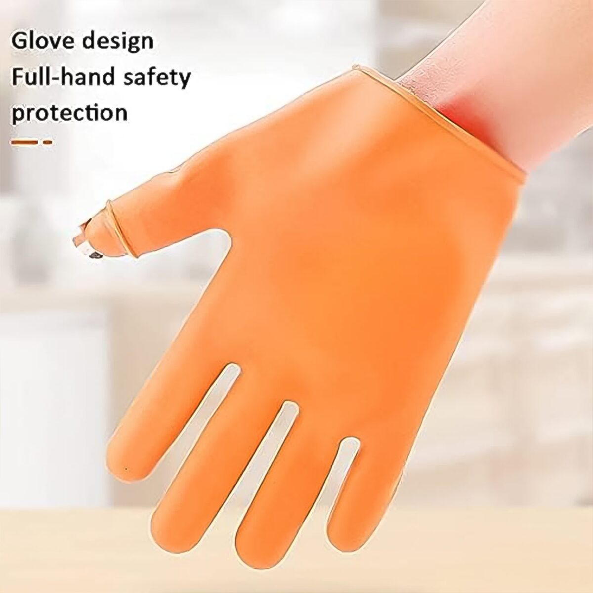 Gloves Silicone Thumb Knife Finger Protector Gears Cutting Vegetable Harvesting Knife - Image 7