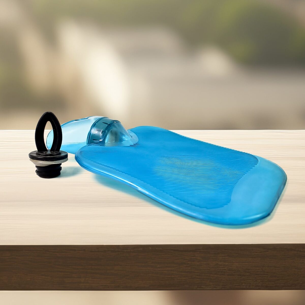 Transparent Personal Care Rubber Hot Water Heating Bag for Pain Relief (Small) - Image 3