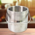 Stainless Steel Ice Buckets with Lid (1.3 Liters Approx) - Image 4