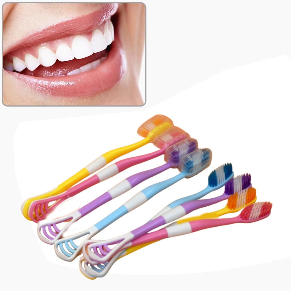 8 Pc 2-in-1 Toothbrush Case for Family Use - Image 7