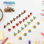 Colorful Novelty Eraser Set for Kids and Gifts (28 Pcs In 1 Packet) - Image 3