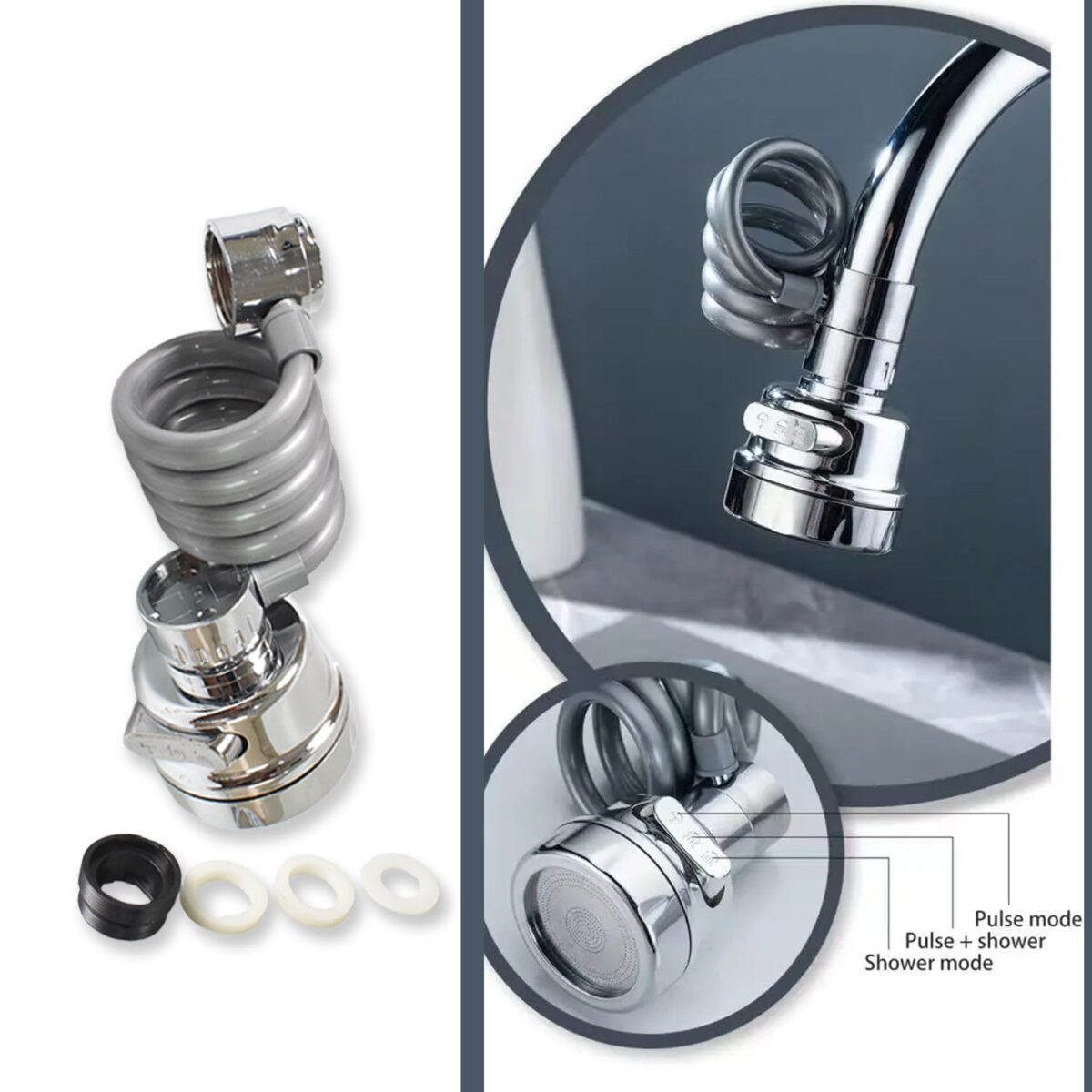 Water Faucet Extender Kitchen Faucet Sprayer Kitchen Sink Accessories Tools (1 Pc) - Image 4