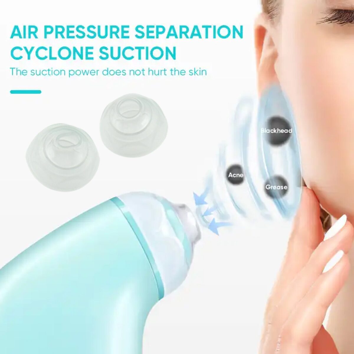 Mini Handheld Vacuum Blackhead Remover Ã¢â‚¬â€œ Facial Massage & Spot Lifting (1 Pc) - Image 3