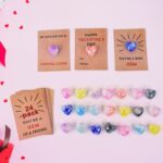 Heart-Shaped Crystal Gem Valentines with Gift Cards (24 Pc) - Image 7