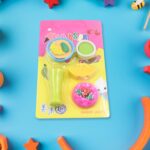 3D Mix Design Fancy & Stylish Colorful Erasers â€“ Cute Novelty Eraser Set for Kids & School Prize (1 Set) - Image 9