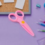 Child-Safe Plastic Scissors Set for Toddlers & Preschool Kids - Art & Craft Supplies - Image 3