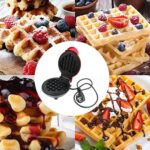 Mini Waffle Maker Machine Waffle Iron Home Appliances Kitchen Gift Easy To Clean, On-Stick Surfaces, Perfect Breakfast, Dessert, Sandwich, Cakes, Other Snacks Machine - Image 5