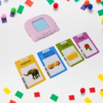 Preschool Learning Toys Flash Cards for Small Kids Educational Toys English Words Learning Machine for Kids with 224 Words, Birthday Gift for Kids Intelligent Electric Kids Language Card (1 Set) - Image 3