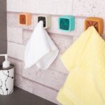 4 Pc Towel Holder â€“ Easy Wall Mount for Bathroom & Kitchen Towel Hanging. - Image 3