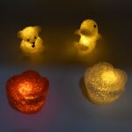 MULTI SHAPE SMALL LIGHT LAMPS LED SHAPE CRYSTAL NIGHT LIGHT LAMP (6 PC SET) - Image 3