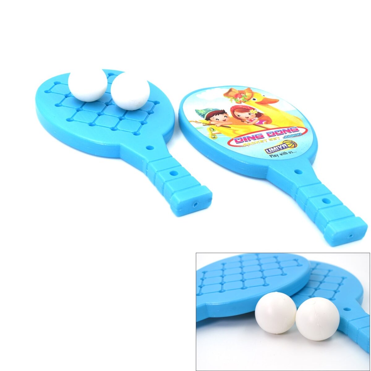 Racket Set with Ball for Kids Plastic Table Tennis Set for Kids - Image 4