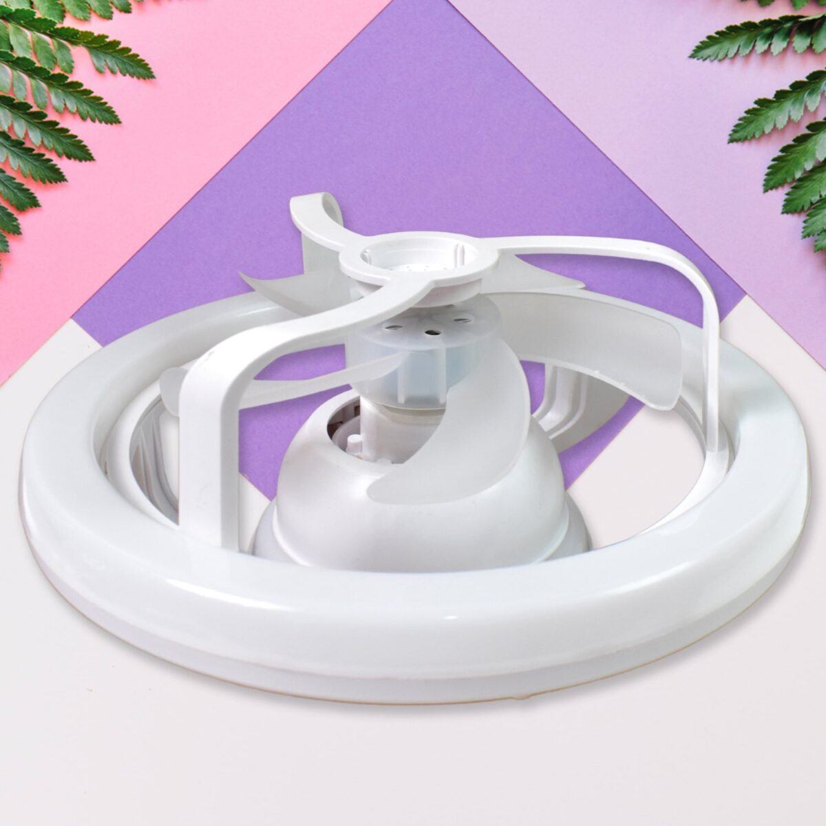 360Ã‚Â° Rotation Ceiling Fan Light Smart Fan with Remote Control (1 Pc) - Image 3