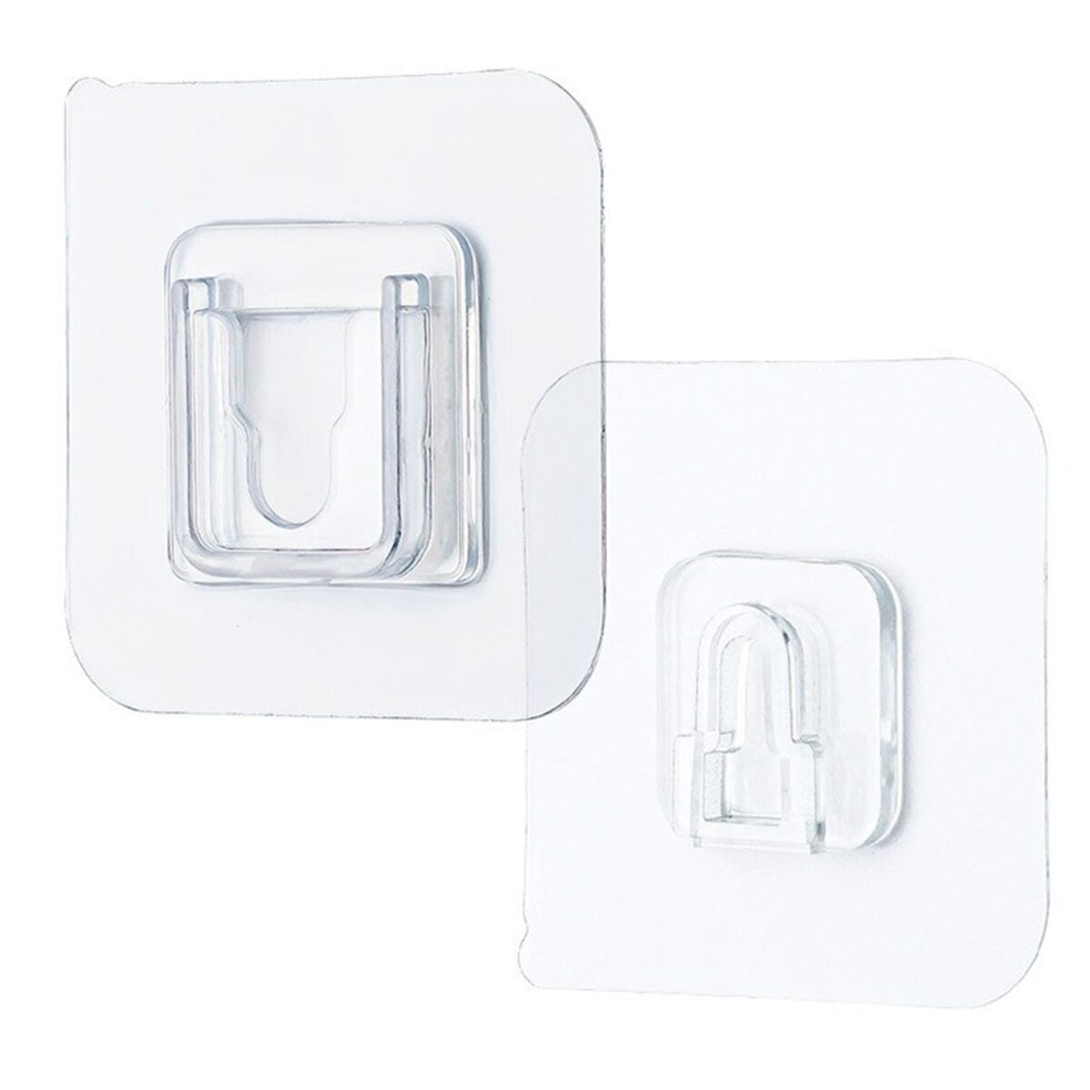 Transparent Adhesive Male Hook Used For Hanging Various Types Of Items (1Pc) - Image 1