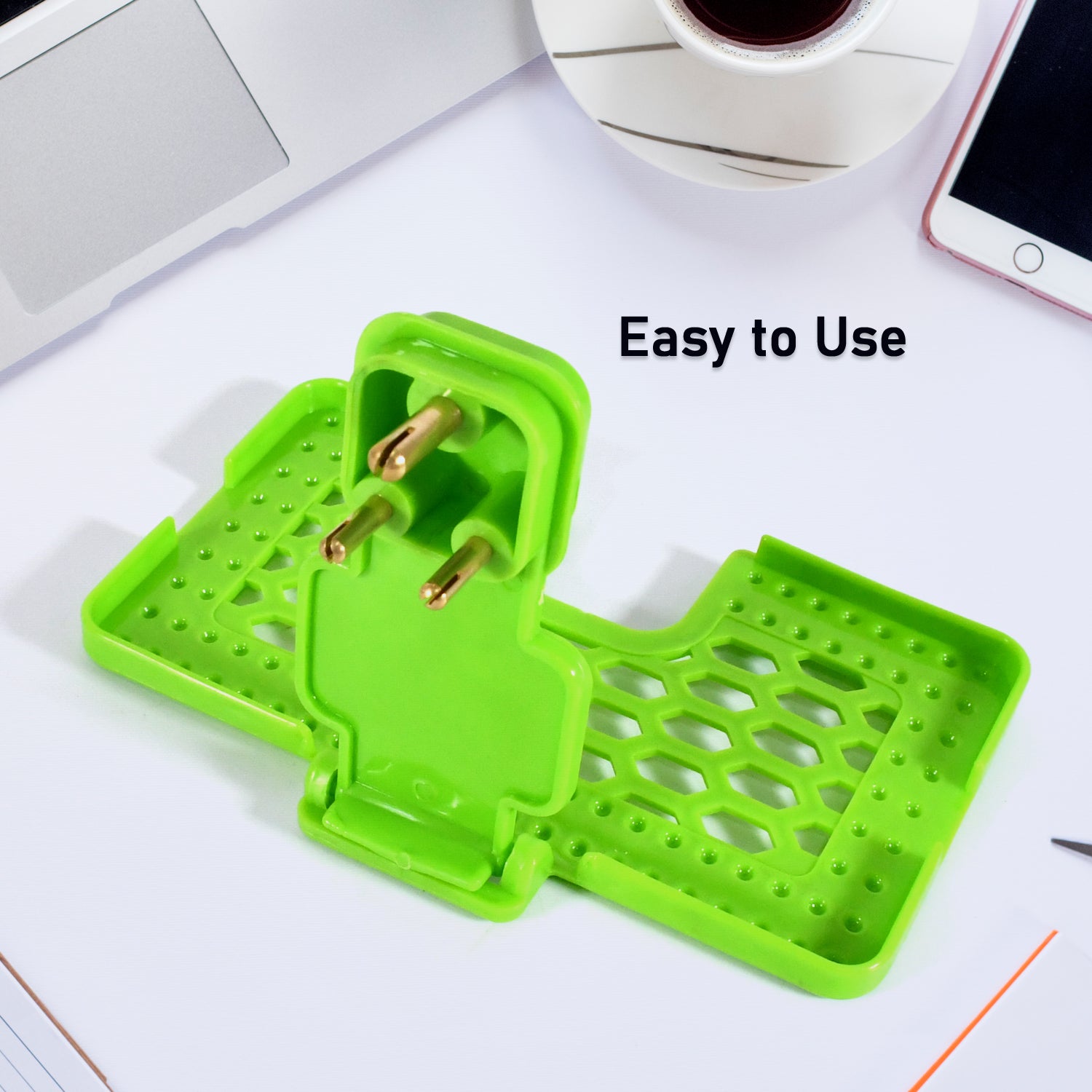 02_764879e1-d558-4b70-a6e4-1bed6af0acdf.jpg Multi-Purpose Wall Holder Stand for Charging Mobile, Just Fit in Socket and Hang (Mix Color / 1 pc) - Image 3