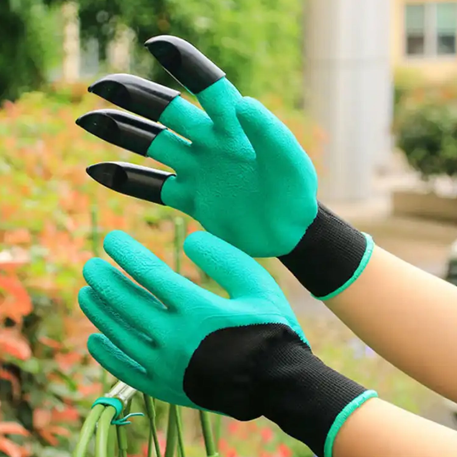 02_778edc0b-5de0-4daf-a82c-b492c9f9366b.jpg Heavy Duty Garden Gloves with Claws (Washable): 1 Pair (Mix Color) - Image 6