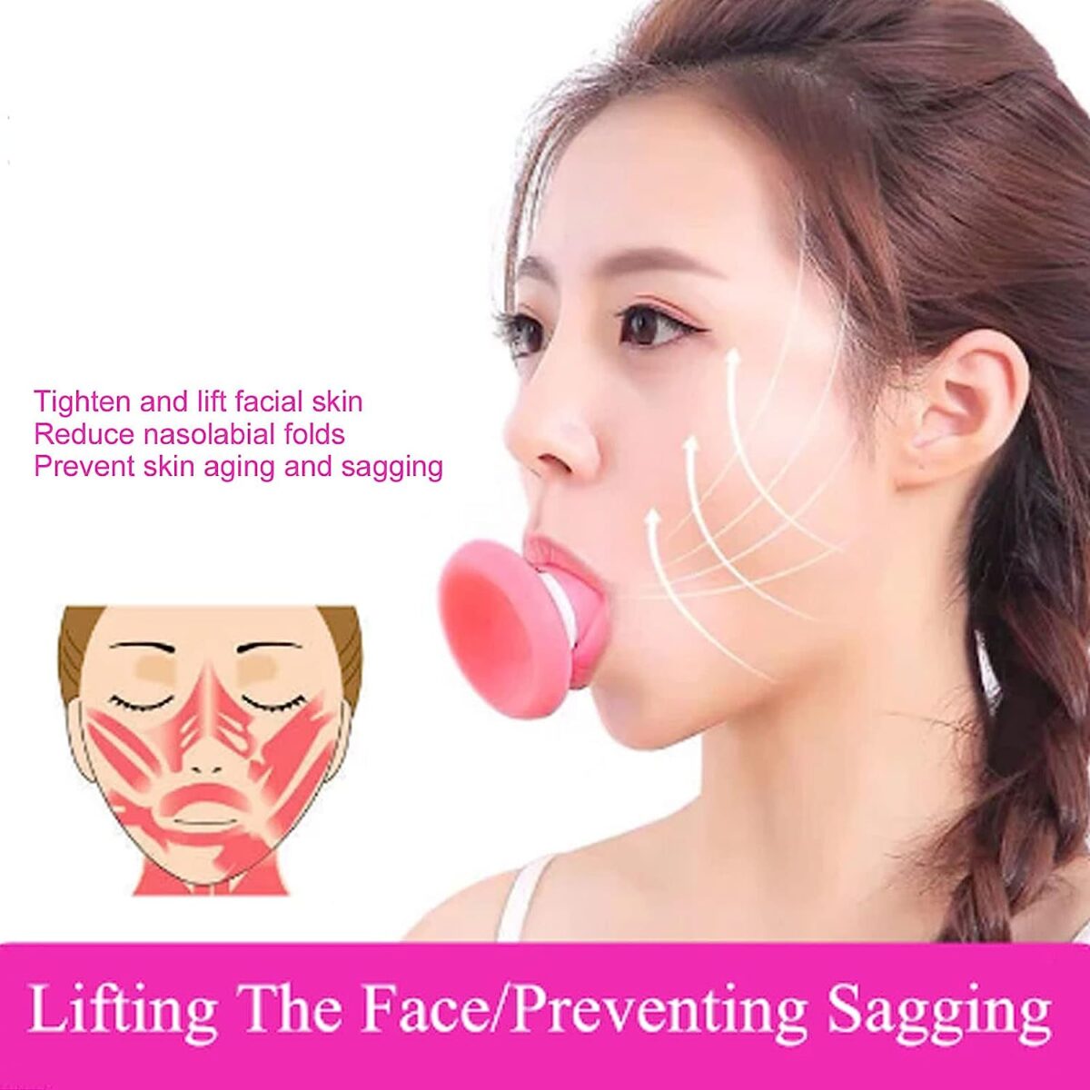 Silicone Facial Jaw Exerciser Ã¢â‚¬â€œ Breath Training, Stress & Craving Reducer - Image 6