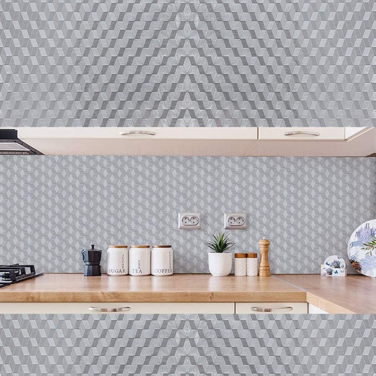 2 Meter Aluminium Foil Sticker used in all kitchen purposes to prevent oily and greasy stains of food while cooking. - Image 3