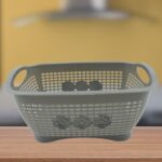 Multipurposes Plastic Basket, Organizer for Kitchen, Countertop, Cabinet, Bathroom with Lid, Plastic Storage Basket For Store Fruits, Vegetables, Magazines, Cosmetics, Stationary (1 Pc / Mix Color ) - Image 3