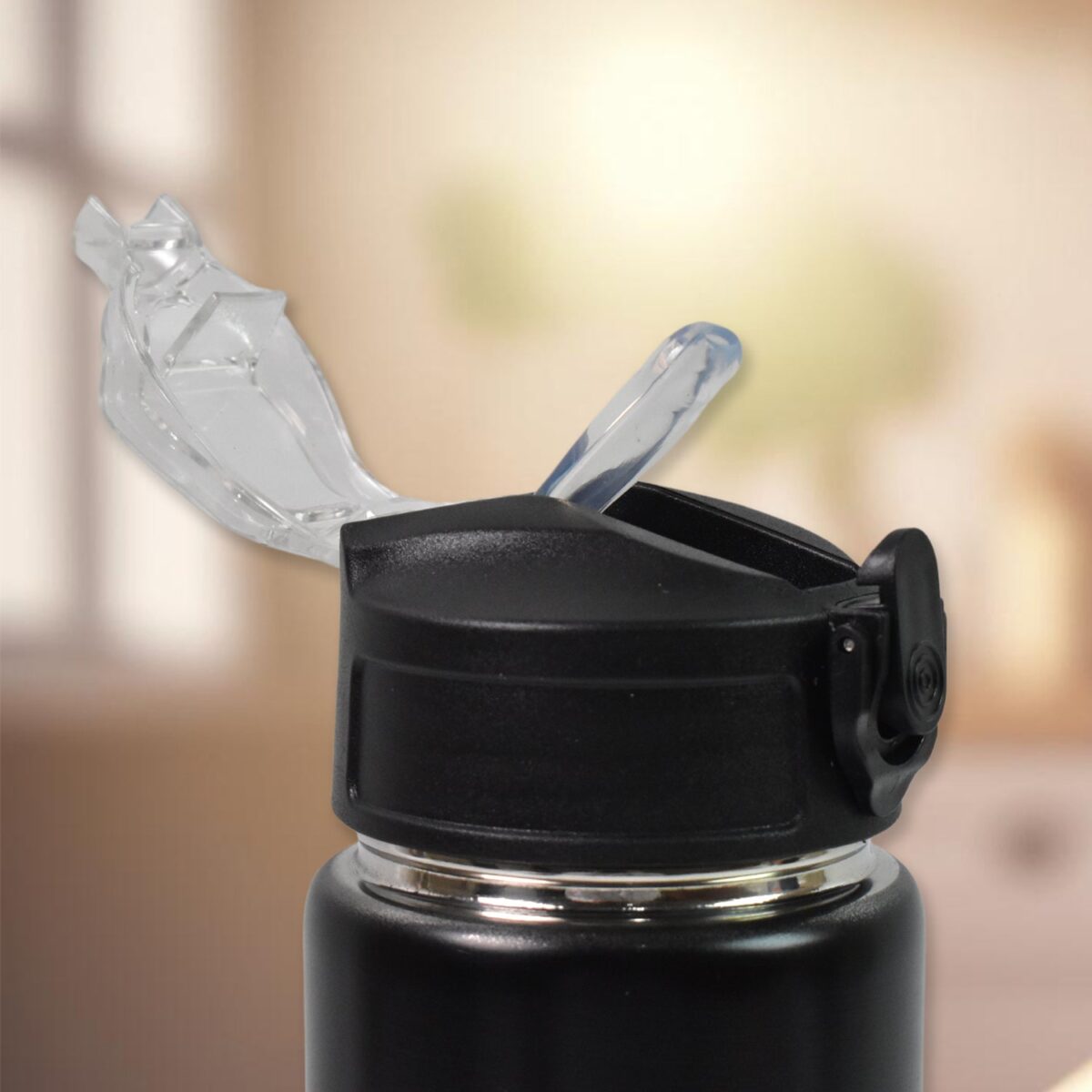 3 In 1 Stainless Steel Insulated Water Bottle, Double Wall Vacuum (3 Pcs Set / Different Size) - Image 3