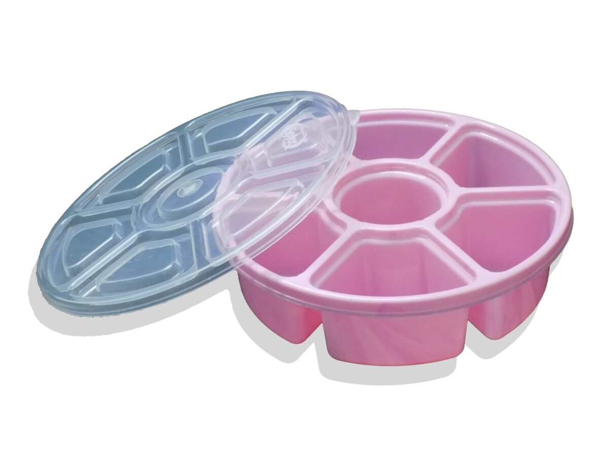 Mini Spice Box / Masala Dabba with 7 Compartments - Image 4