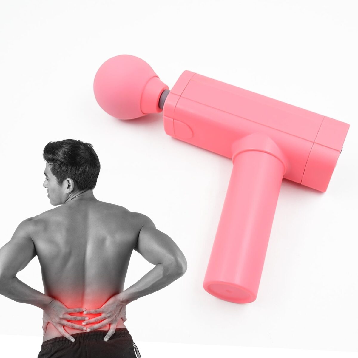 Massage Gun Deep Relax, Powerful Muscle Massager, USB Chargeable (1 Pc) - Image 4