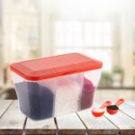 Plastic Square Storage Organiser Container (750ML Capacity) - Image 8