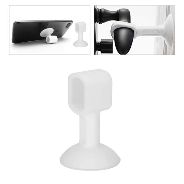Self-Sucking Silicone Door Stopper (1 Pc / Mix Color)