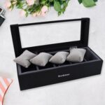 Style Fresh and Simple Girl Earrings Plate Jewellery Box Earrings Ring Multi-function Jewellery Storage Box - Image 4