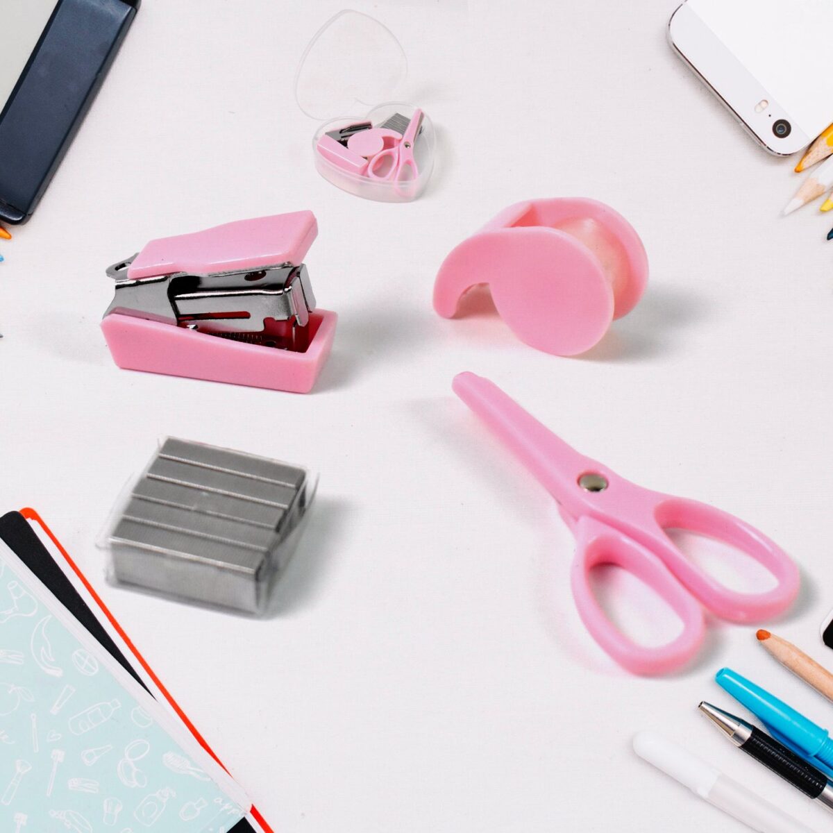 Mini Office Stationery Set (4 Pcs Set) - Image 1